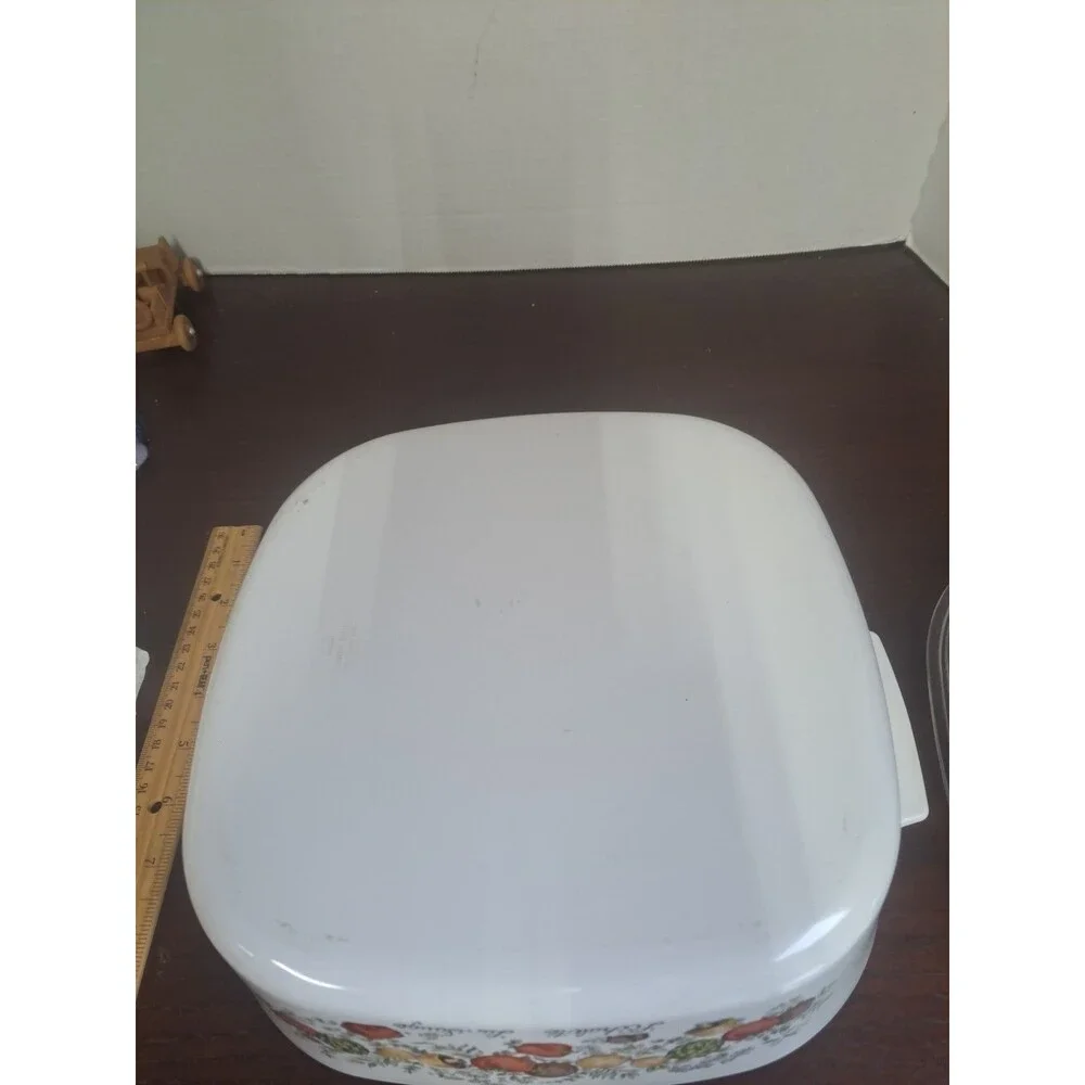 Vintage Corningware L'Eschalote La Sauge Spice Of Life 4quart Casserole Dish